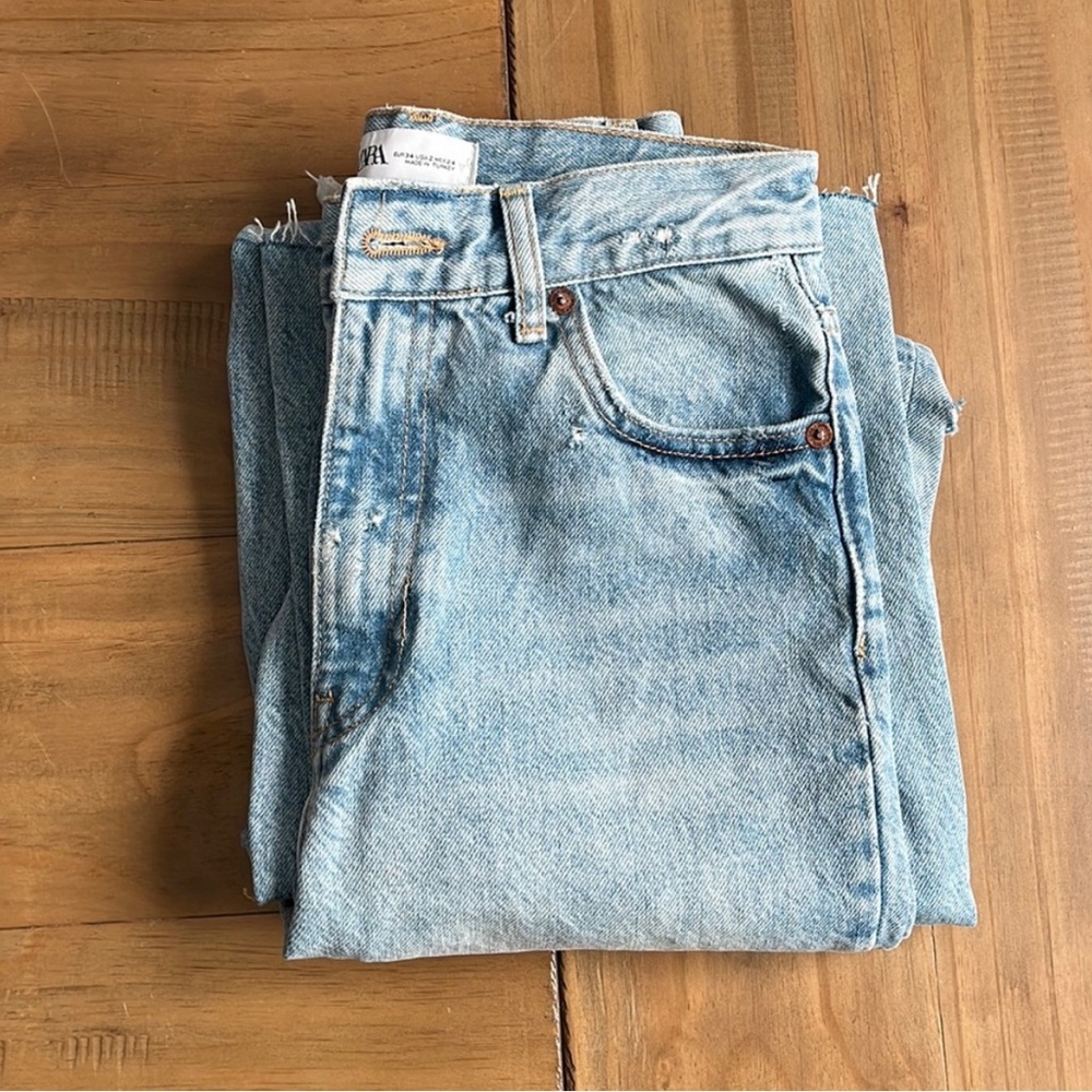 COPY - zara high rise wide leg jeans